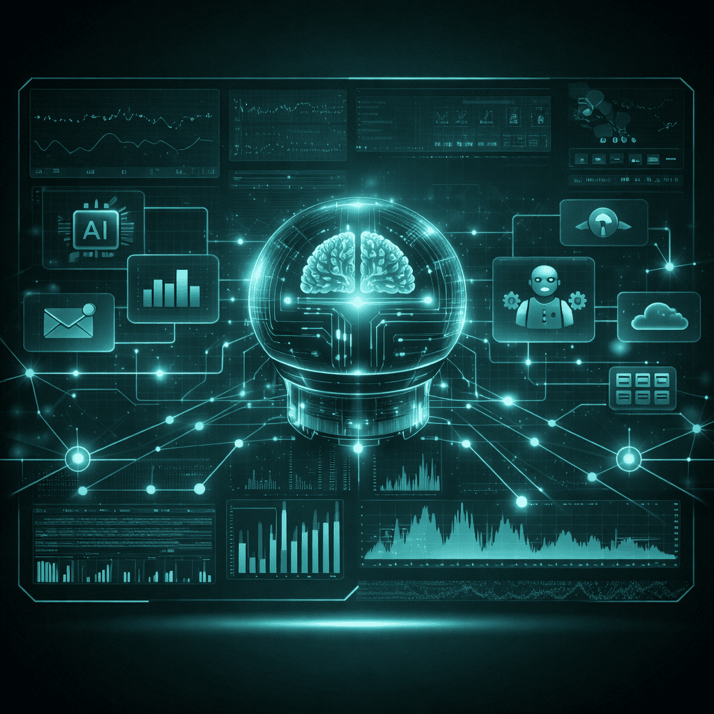 Agentic AI dashboard visualization